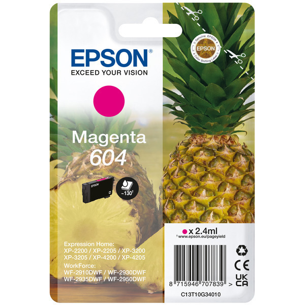 Original Epson Tinte C13T10G34010 / 604 / C13T10G34010 magenta für C13T10G34010